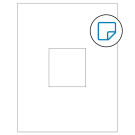 3.1494" x 3.3072"  Sheet Label