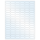 1.25" x 0.5"  Sheet Label