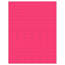 1.25" x 0.5"  Sheet Label