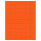 1.25" x 0.5"  Sheet Label