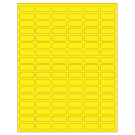1.25" x 0.5"  Sheet Label