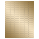 1.25" x 0.5"  Sheet Label