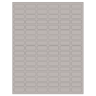 1.25" x 0.5"  Sheet Label