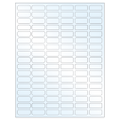 1.25" x 0.5"  Sheet Label