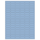 1.25" x 0.5"  Sheet Label