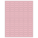 1.25" x 0.5"  Sheet Label