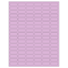 1.25" x 0.5"  Sheet Label