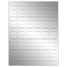 1.25" x 0.5"  Sheet Label