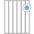 1.18" x 10.6"  Sheet Label