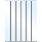 1.18" x 10.6"  Sheet Label