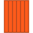 1.18" x 10.6"  Sheet Label