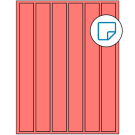 1.18" x 10.6"  Sheet Label