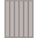 1.18" x 10.6"  Sheet Label