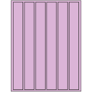 1.18" x 10.6"  Sheet Label