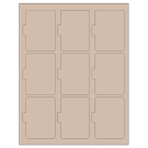 2.5135" x 3.2152"  Sheet Label