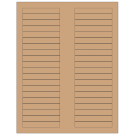 3.125" x 0.5"  Sheet Label