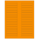 3.125" x 0.5"  Sheet Label