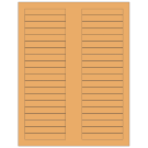 3.125" x 0.5"  Sheet Label