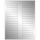 3.125" x 0.5"  Sheet Label