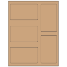 2.7656" x 4.7656"  Sheet Label