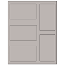 2.7656" x 4.7656"  Sheet Label