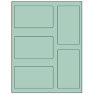 2.7656" x 4.7656"  Sheet Label