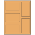 2.7656" x 4.7656"  Sheet Label