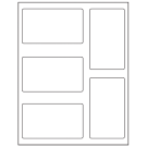 2.7656" x 4.7656"  Sheet Label