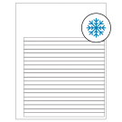 7.625" x 0.375"  Sheet Label