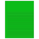 7.625" x 0.375"  Sheet Label