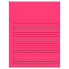 7.625" x 0.375"  Sheet Label