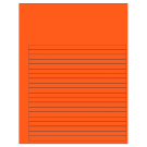 7.625" x 0.375"  Sheet Label