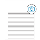 7.625" x 0.375"  Sheet Label