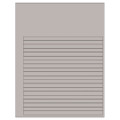 7.625" x 0.375"  Sheet Label