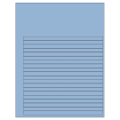 7.625" x 0.375"  Sheet Label