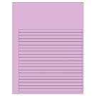 7.625" x 0.375"  Sheet Label