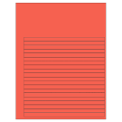 7.625" x 0.375"  Sheet Label