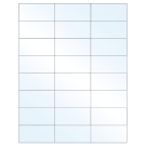 2.83" x 1.375"  Sheet Label