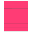 2.83" x 1.375"  Sheet Label