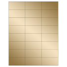 2.83" x 1.375"  Sheet Label