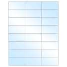 2.83" x 1.375"  Sheet Label