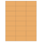 2.83" x 1.375"  Sheet Label