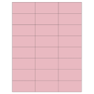 2.83" x 1.375"  Sheet Label