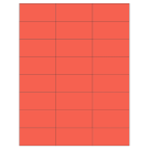 2.83" x 1.375"  Sheet Label