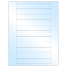 6" x 0.946"  Sheet Label