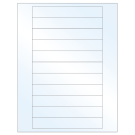 6" x 0.946"  Sheet Label