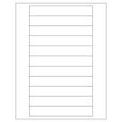 6" x 0.946"  Sheet Label