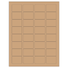 1.75" x 1.25"  Sheet Label