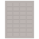 1.75" x 1.25"  Sheet Label