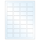 1.75" x 1.25"  Sheet Label